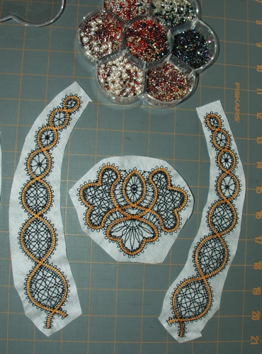 FSL Battenberg Lace Necklace image 2