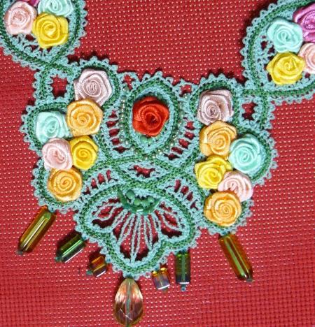 FSL Battenberg Lace Necklace image 6