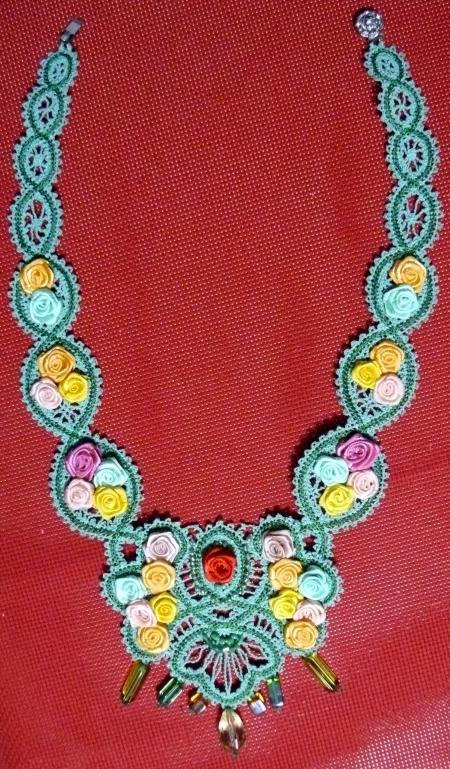 FSL Battenberg Lace Necklace image 7