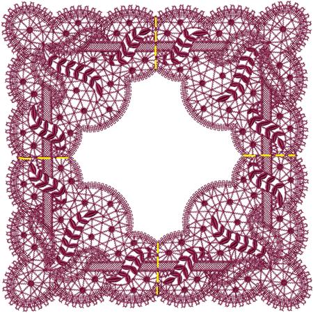 FSL Battenberg Leaf Garland Doily image 3