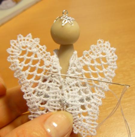 FSL Battenberg Lace Vintage Angel Ornaments image 16