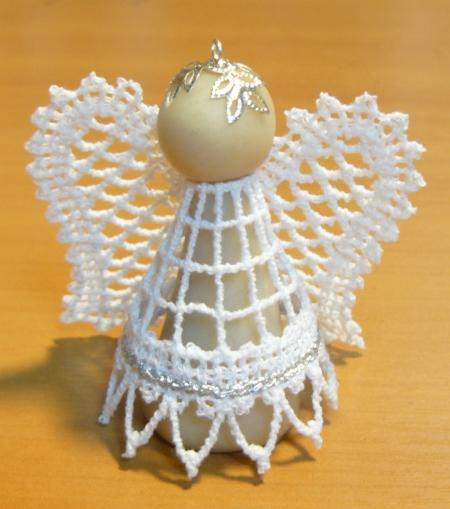 FSL Battenberg Lace Vintage Angel Ornaments image 17