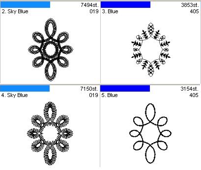 FSL Battenberg Christmas Swirls Appliqué Doily image 4