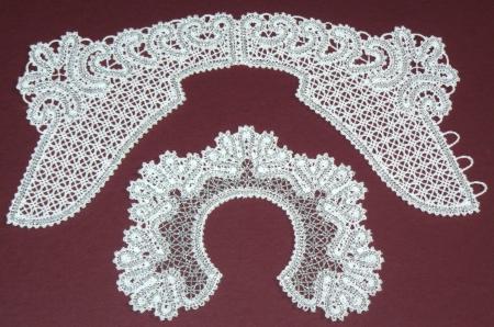 FSL Battenberg Lace Doll Collars image 1