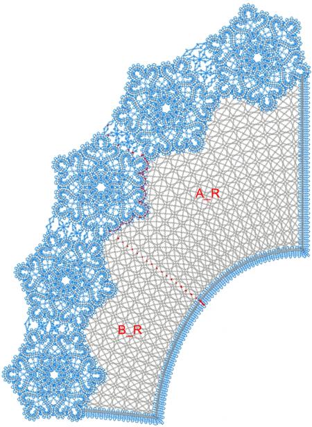 FSL Battenberg Lace Snowflake Collar image 3