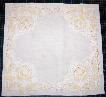 Cutwork Lace Rose Corner - Advanced Embroidery Designs