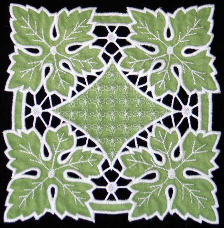 Cutwork Lace Grape Doily image 6