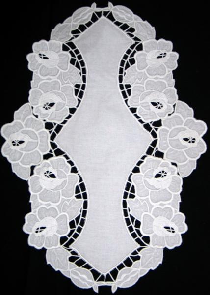 Rose Cutwork Lace Doily image 11