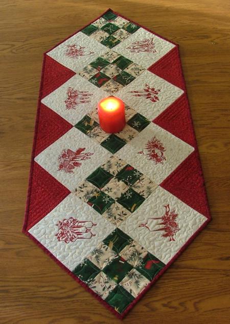 table runner Projects Christmas Redwork Runner and  Ideas. Embroidery with Table christmas craft