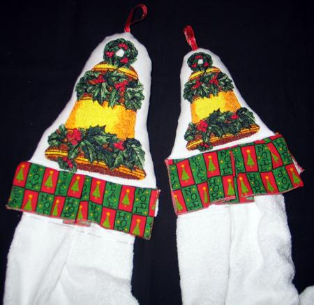 Christmas Bell Towel Topper / Hanger image 9
