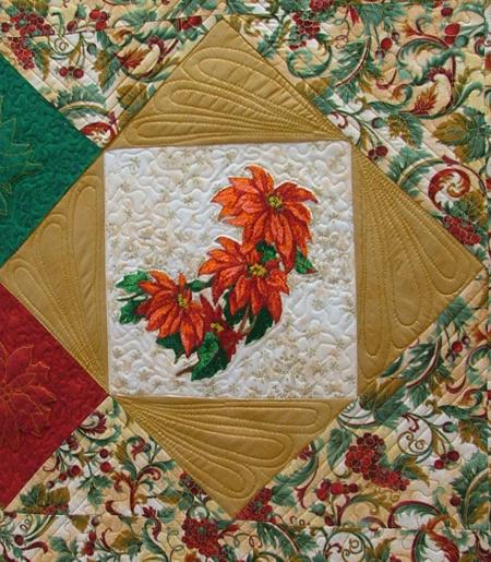 Christmas Poinsettia Table Runner image 15