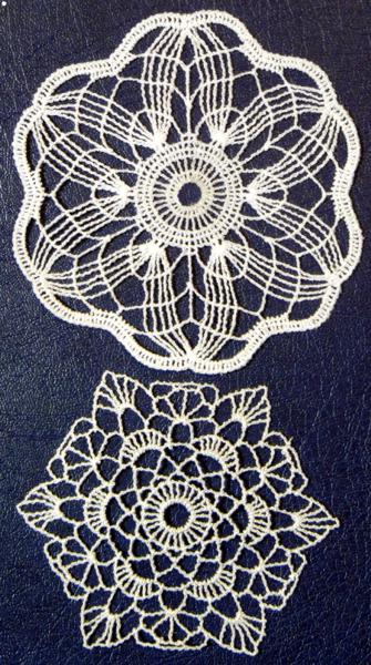 FSL Crochet Flower Motif Set image 1