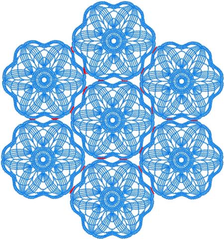FSL Crochet Flower Motif Set image 3