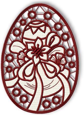 Easter Egg Cutwork Lace image 1