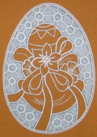 Easter Egg Cutwork Lace image 4