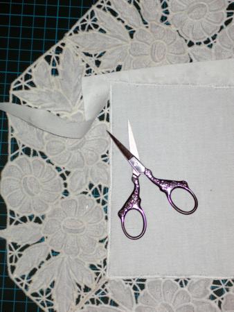 Cutwork Lace Square Border image 12