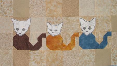 Halloween Cats Wall Quilt image 14