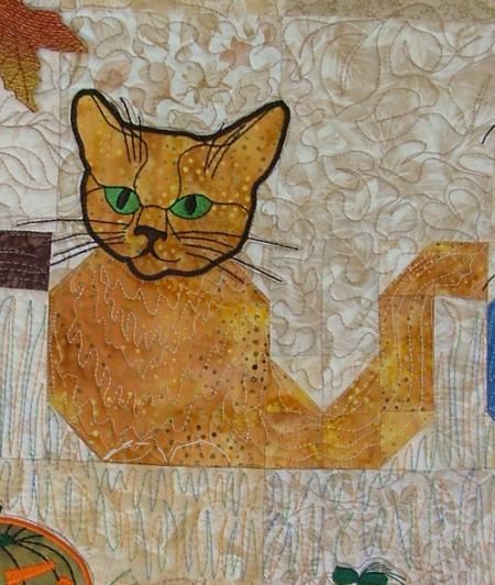 Halloween Cats Wall Quilt image 18