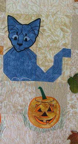 Halloween Cats Wall Quilt image 20