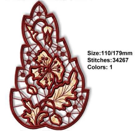 Cutwork Lace Poppy Insert image 1