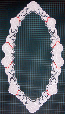 Freestanding Applique Lace Primrose Border image 6