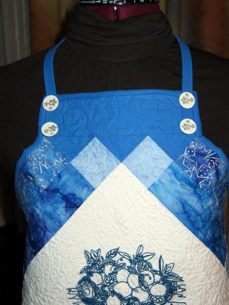 Quilted Apron with Embroidery image 21