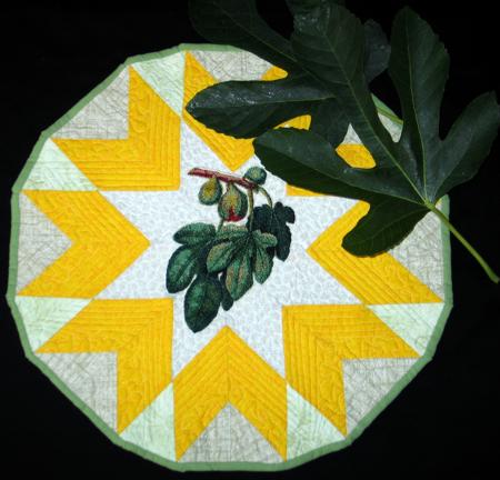 Sun and Figs Quilted Table Topper image 14