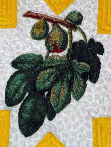 Sun and Figs Quilted Table Topper image 11