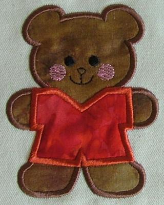 Teddy Bear Cookie Cutter Applique Set image 10