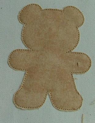 Teddy Bear Cookie Cutter Applique Set image 3
