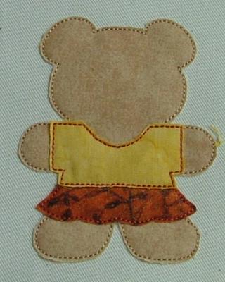 Teddy Bear Cookie Cutter Applique Set image 7