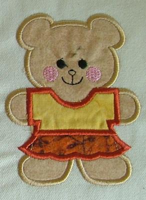 Teddy Bear Cookie Cutter Applique Set image 8