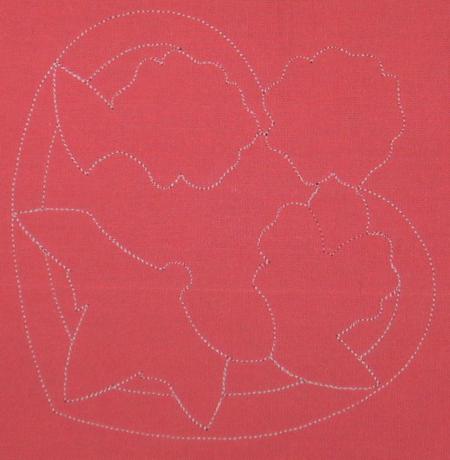 Valentine Heart Cutwork Lace Motif image 3