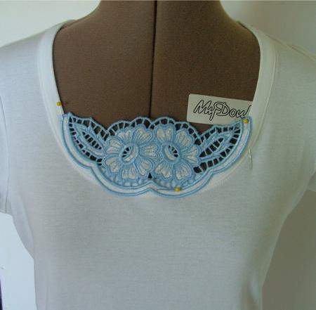 T-shirts Embellished with Cutwork Applique image 4