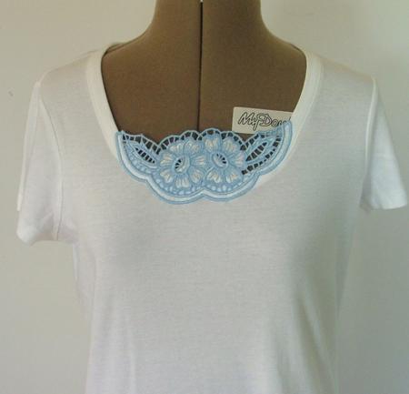 T-shirts Embellished with Cutwork Applique image 5