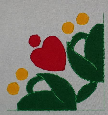 Applique Flower Blocks: Set for a Quilt image 10