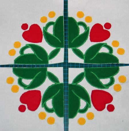 Applique Flower Blocks: Set for a Quilt image 13