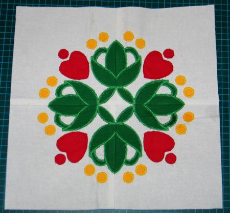 Applique Flower Blocks: Set for a Quilt image 14