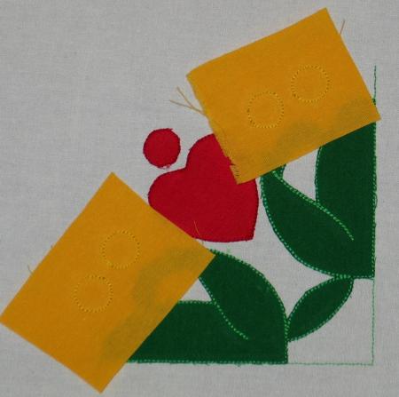 Applique Flower Blocks: Set for a Quilt image 9