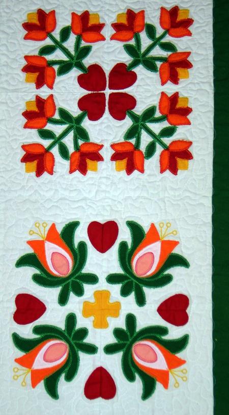 Applique Flower Album Quilt image 6