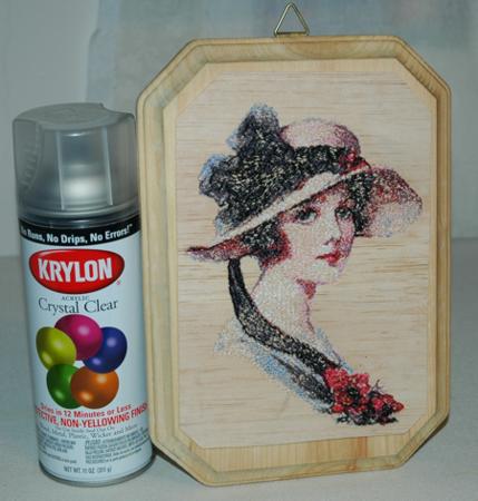 Embroidered Balsa Wood Hangings image 7