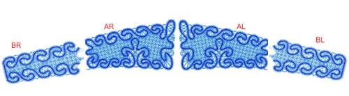 FSL Battenberg Lace Midriff Insert image 2