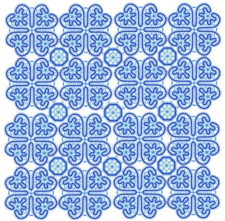 Freestanding Battenberg Lace Square Dance Doily image 6