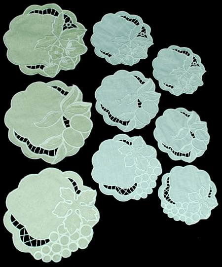 Cutwork Lace Fruit Doily Set II image 7