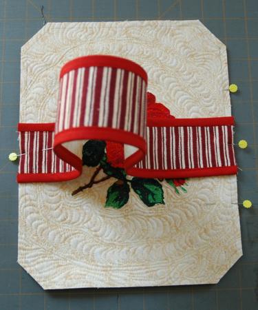 Quilted Craft Basket with Embroidery image 19