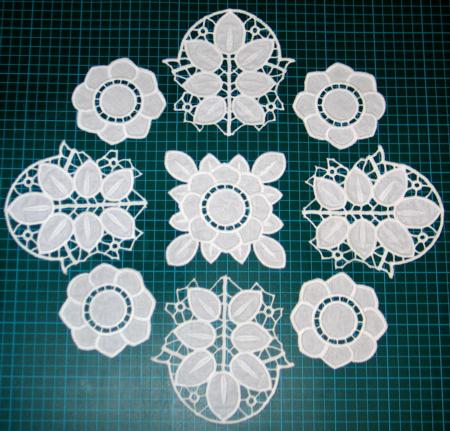 Fleur de Marguerite Cutwork Doily image 6