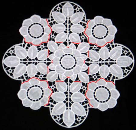 Fleur de Marguerite Cutwork Doily image 7