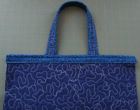 Quilted Knitter's Totes with Embroidery image 7