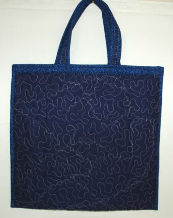 Quilted Knitter's Totes with Embroidery image 11