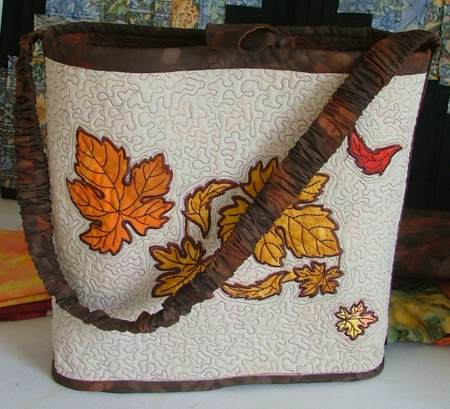 Autumn Leaves Quilted Tote Bag image 17